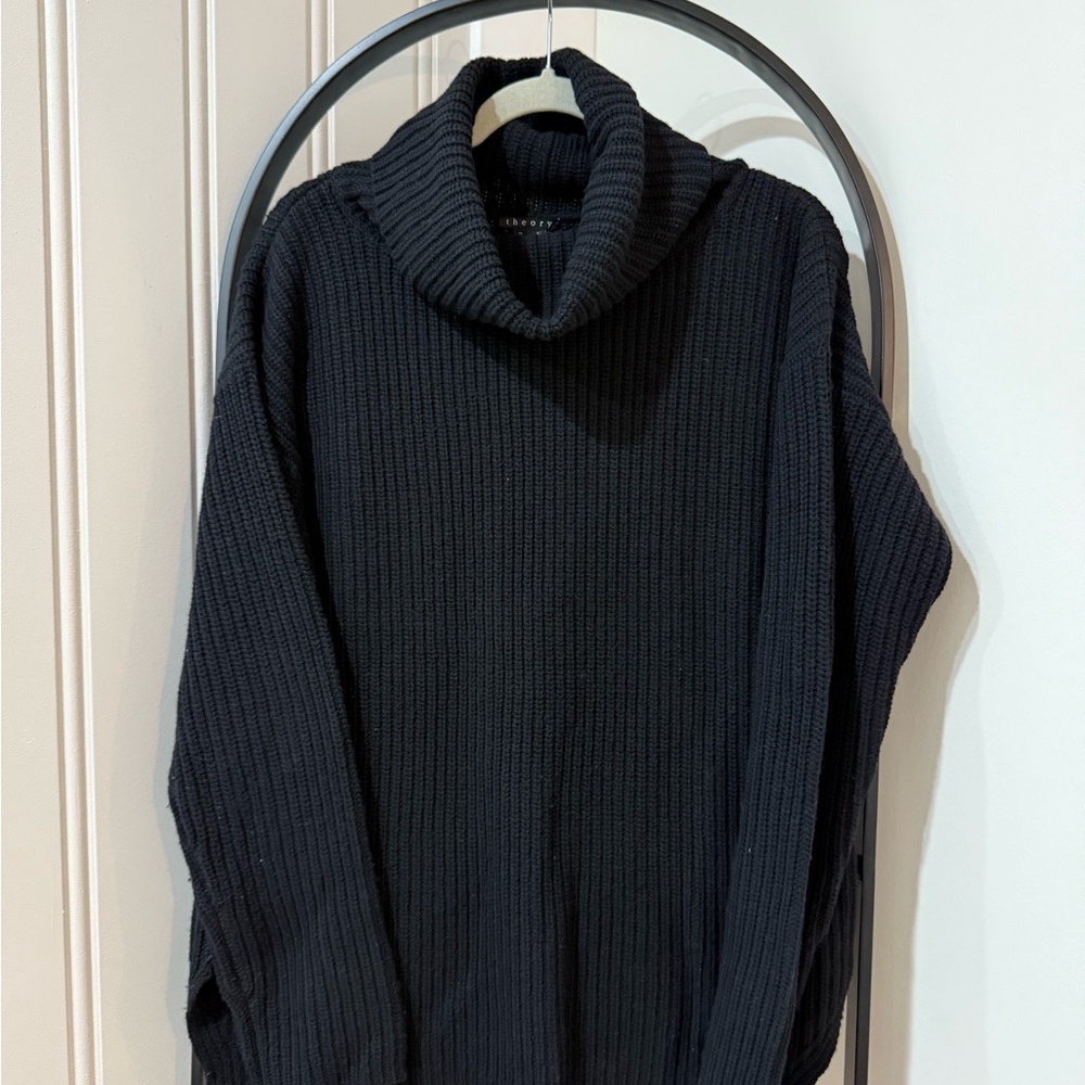 Theory Black Turtle Neck